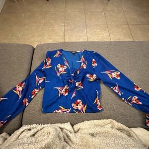 Express floral shirt - used to new condition